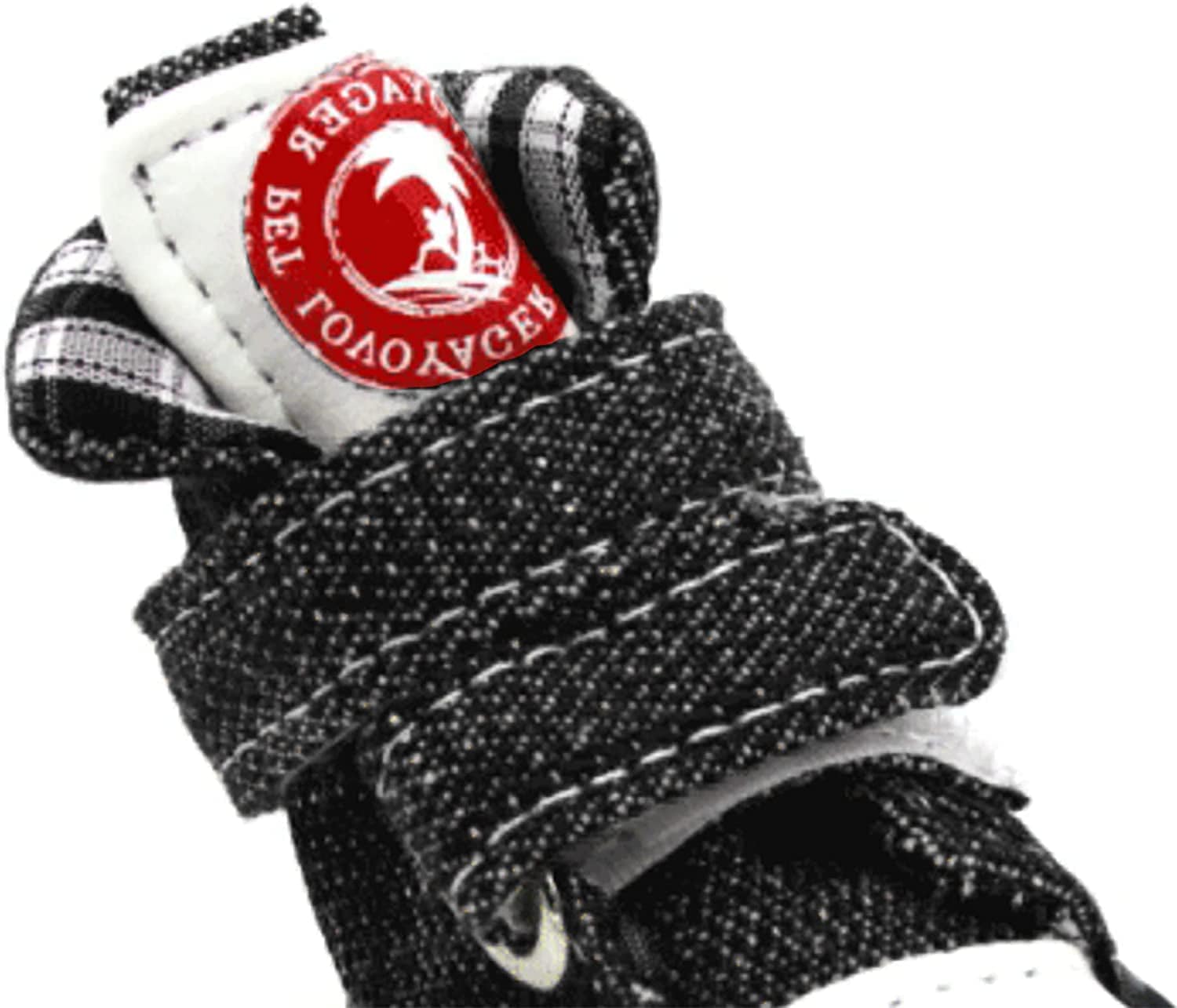 Small Pawz Dog Boots, Puppy Shoes for Extra Small Dogs, Canvas Booties for Cats, anti Slip Sneakers for Puppies Black Label 2 Animals & Pet Supplies > Pet Supplies > Dog Supplies > Dog Apparel GabeFish   