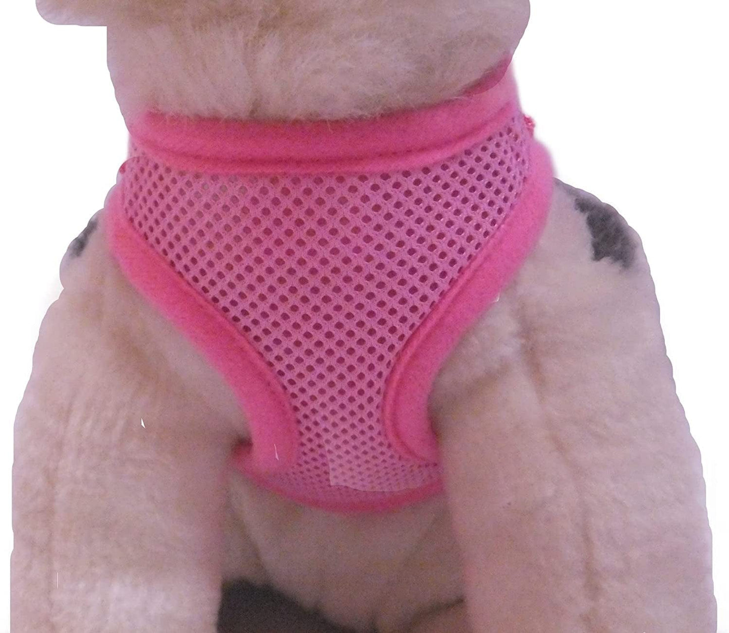 Snazzi Pet Soft Mesh Comfy Step in Dog Vest Harness Small Dogs 2-16 Lbs Teacup Mini Puppy (Baby Pink, XS 9.5"-11.5" 2-4 Lbs) Animals & Pet Supplies > Pet Supplies > Dog Supplies > Dog Apparel YuWi Maufacturing Co.   