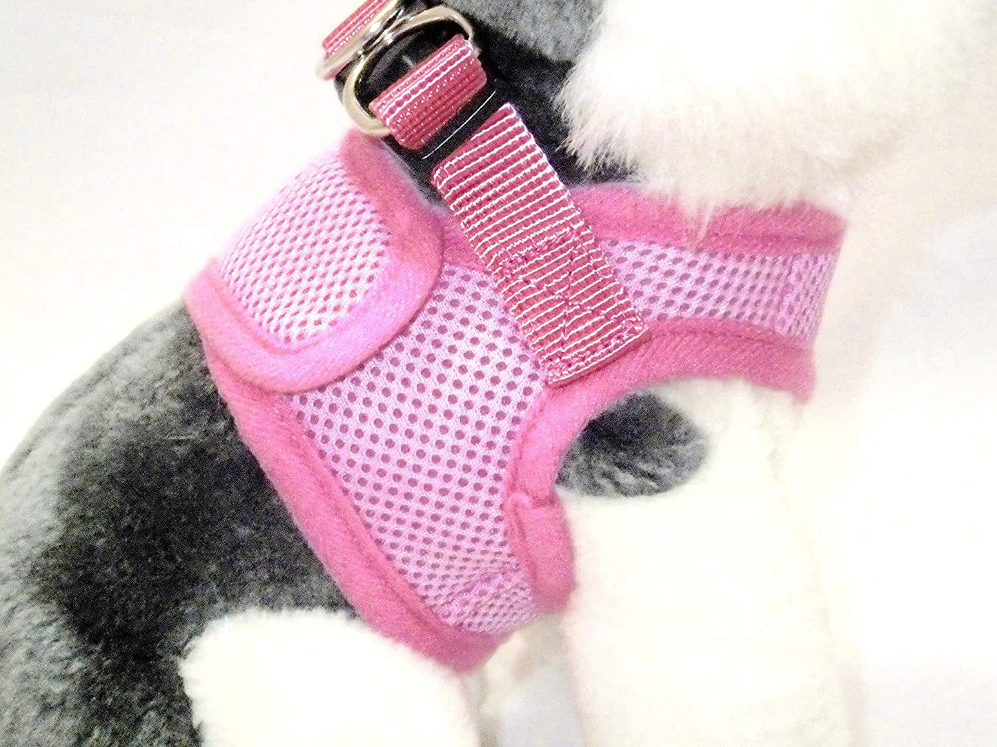 Snazzi Pet Soft Mesh Comfy Step in Dog Vest Harness Small Dogs 2-16 Lbs Teacup Mini Puppy (Baby Pink, XS 9.5"-11.5" 2-4 Lbs) Animals & Pet Supplies > Pet Supplies > Dog Supplies > Dog Apparel YuWi Maufacturing Co.   