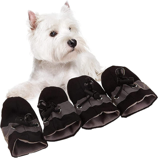 Soft Small Dog Shoes, Puppy Lightweight Shoes for Summer & Winter, Non Skid Kitten Booties for Walking Black Size 5 Animals & Pet Supplies > Pet Supplies > Dog Supplies > Dog Apparel GabeFish Black Label 5: Recommend Weight: 11-14 lbs (5-6.5kg) 