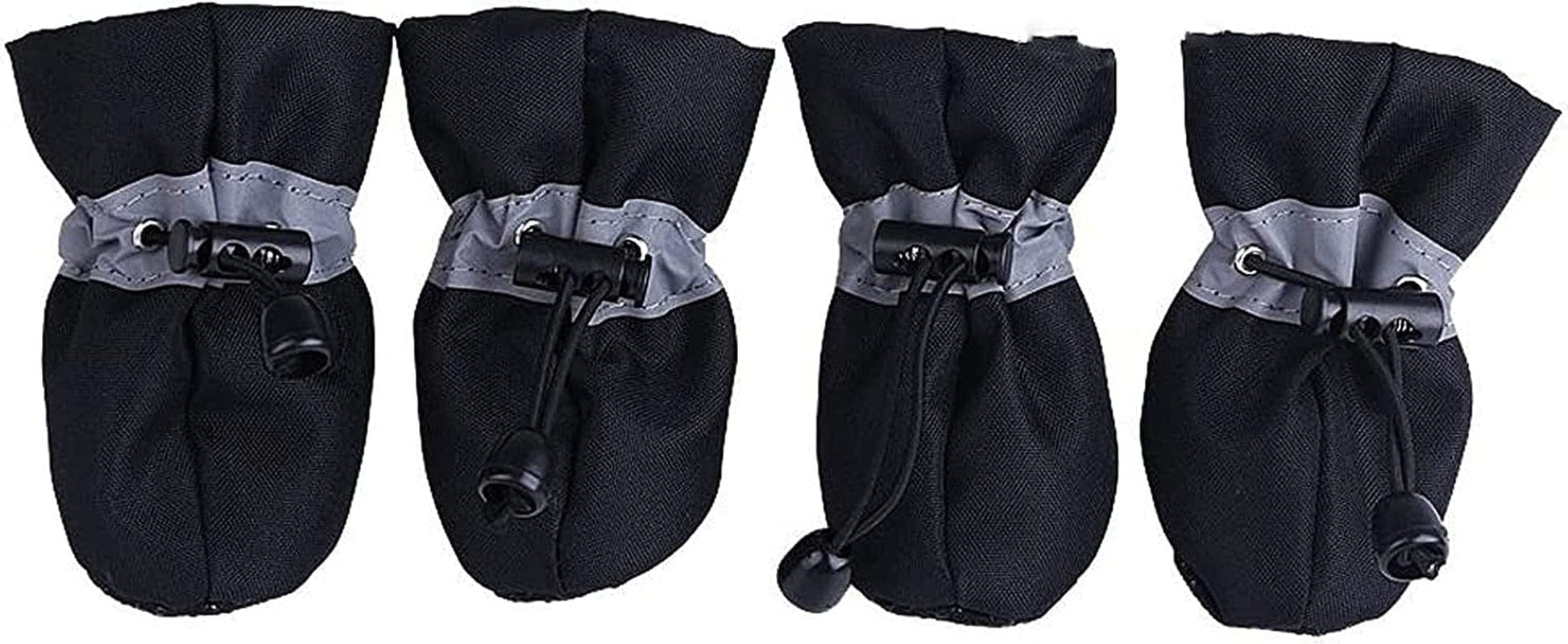 Soft Small Dog Shoes, Puppy Lightweight Shoes for Summer & Winter, Non Skid Kitten Booties for Walking Black Size 5 Animals & Pet Supplies > Pet Supplies > Dog Supplies > Dog Apparel GabeFish   