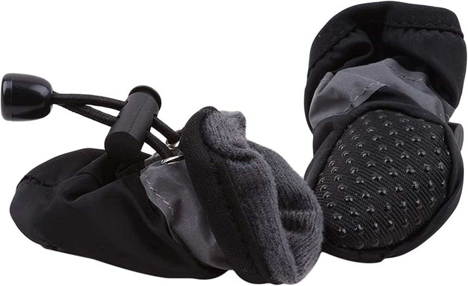Soft Small Dog Shoes, Puppy Lightweight Shoes for Summer & Winter, Non Skid Kitten Booties for Walking Black Size 5 Animals & Pet Supplies > Pet Supplies > Dog Supplies > Dog Apparel GabeFish   