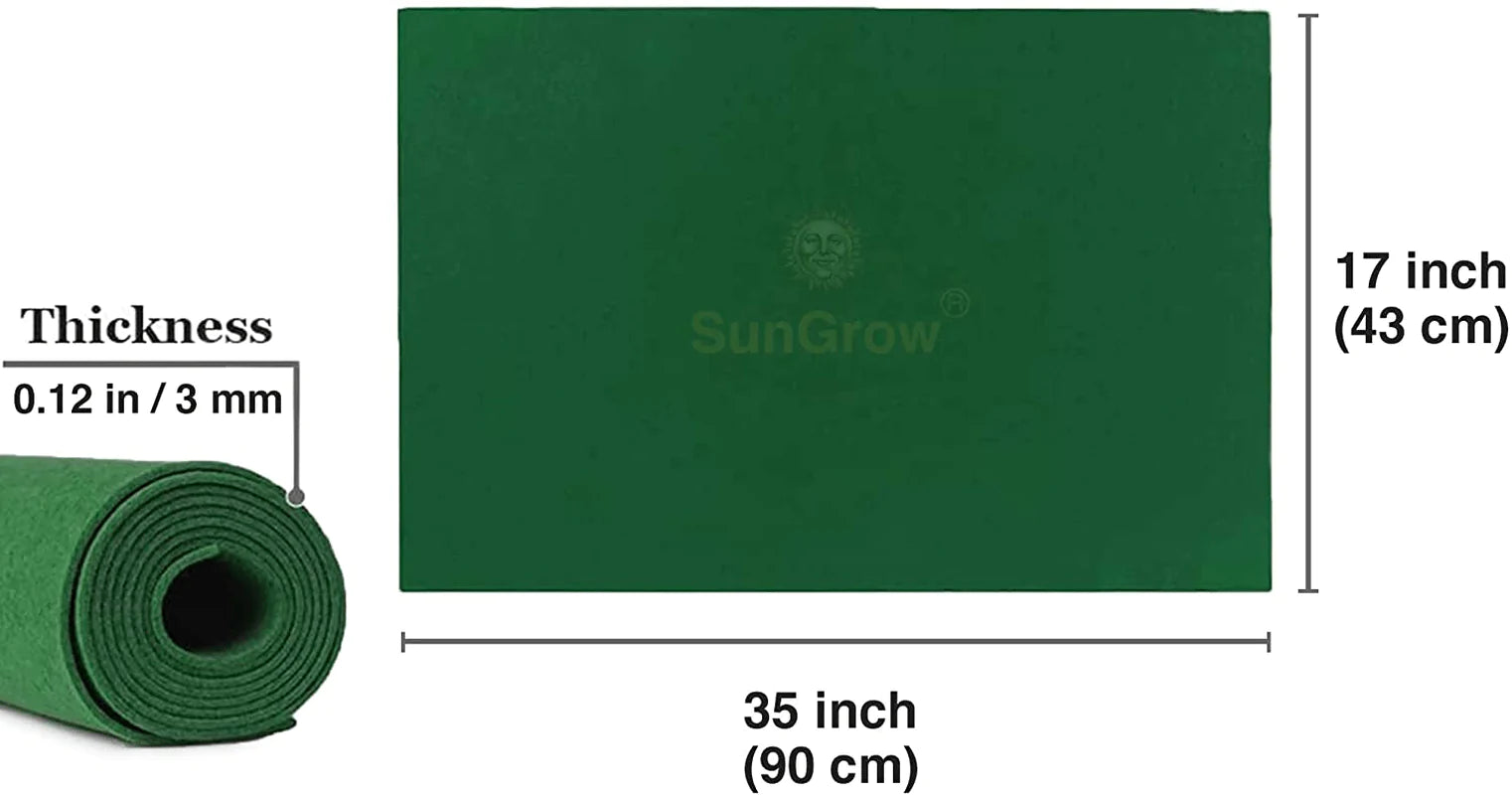 Sungrow Reptile Mat, 35” X 17”, Terrarium Substrate Liner, 0.12-Inch Thickness, Green Color Animals & Pet Supplies > Pet Supplies > Reptile & Amphibian Supplies > Reptile & Amphibian Substrates Marimo Pet Store   