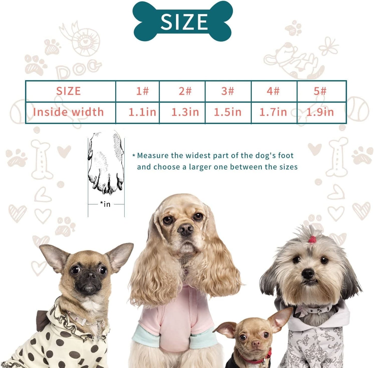 Sunteelong Dog Boots Adjustable Dog Shoes Durable Waterproof Non-Slip Pet Dog Boots with Reflective Strips Outdoor Dog Shoes for Small Medium Large Dogs 4Pcs Animals & Pet Supplies > Pet Supplies > Dog Supplies > Dog Apparel SunteeLong   