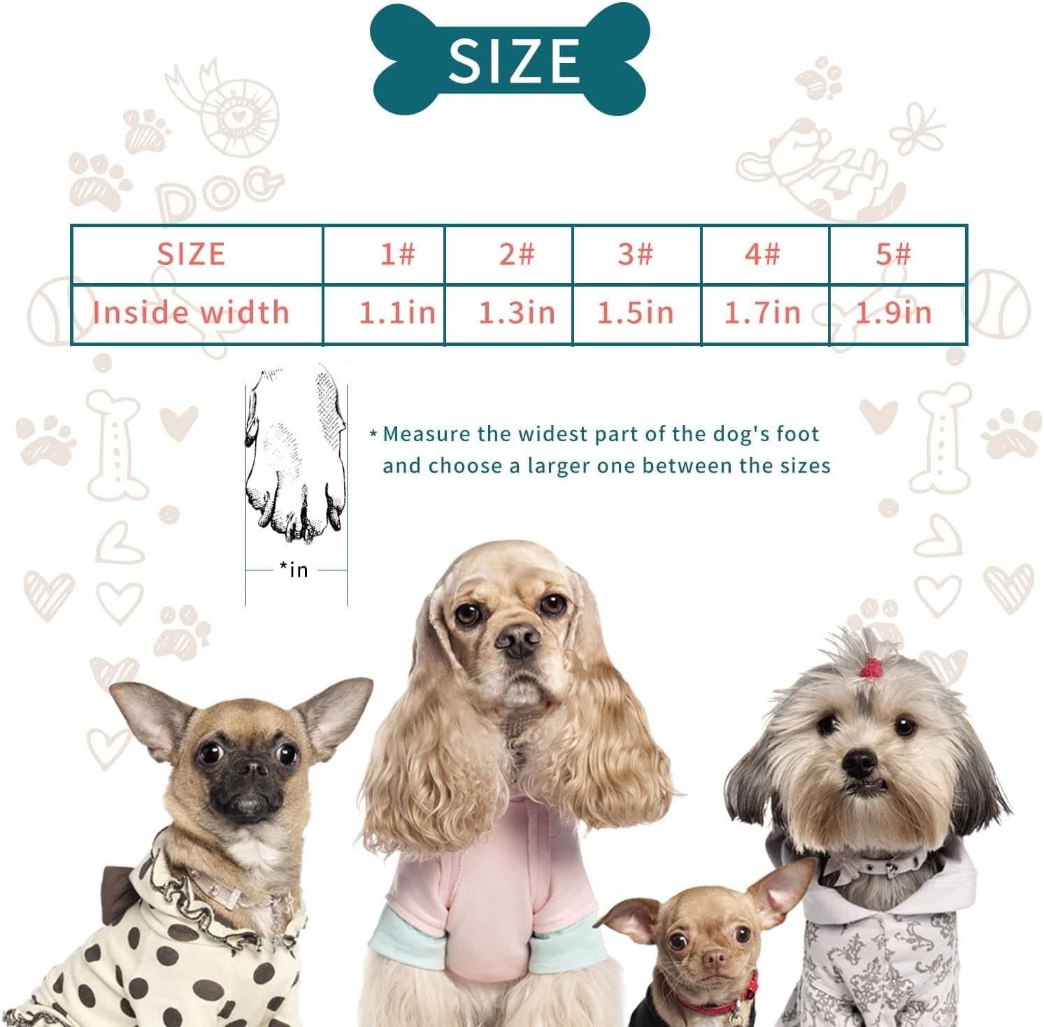 Sunteelong Dog Boots Adjustable Dog Shoes Durable Waterproof Non-Slip Pet Dog Boots with Reflective Strips Outdoor Dog Shoes for Small Medium Large Dogs 4Pcs Animals & Pet Supplies > Pet Supplies > Dog Supplies > Dog Apparel SunteeLong   