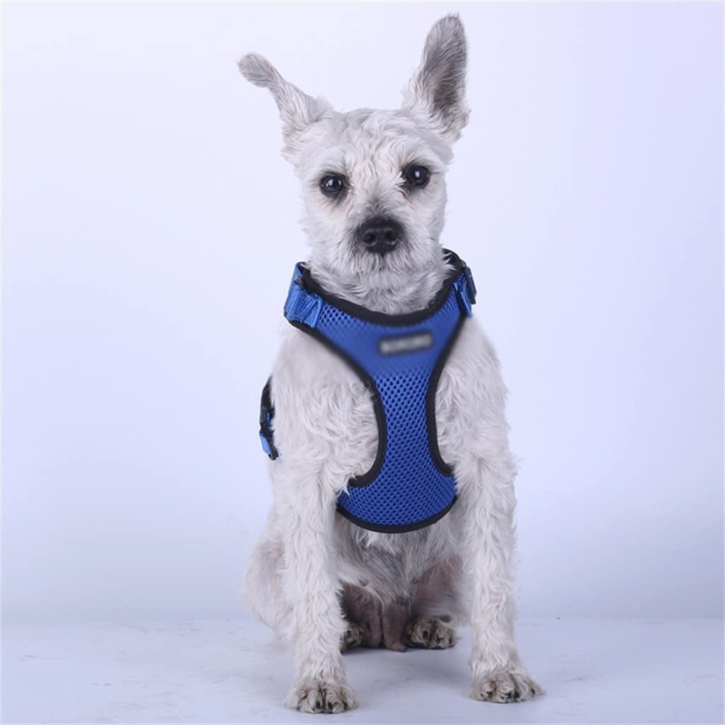 SXNBH Pet Dog Harness Vest Mesh Dog Harness Adjustable Soft Breathable Dog Harness Puppy Collar Cat Pet Dog Harness Animals & Pet Supplies > Pet Supplies > Dog Supplies > Dog Apparel chuju   