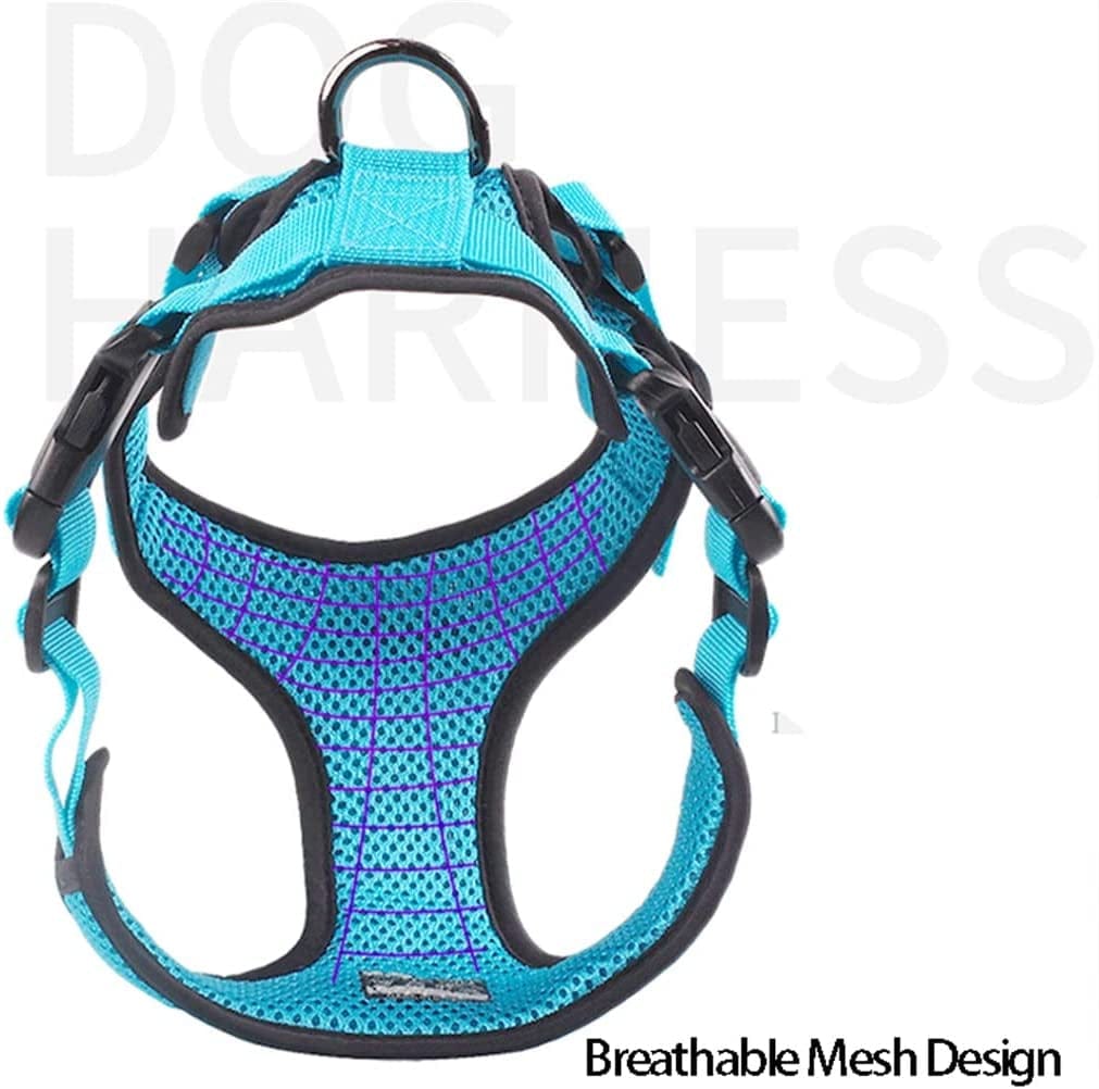 SXNBH Pet Dog Harness Vest Mesh Dog Harness Adjustable Soft Breathable Dog Harness Puppy Collar Cat Pet Dog Harness Animals & Pet Supplies > Pet Supplies > Dog Supplies > Dog Apparel chuju   