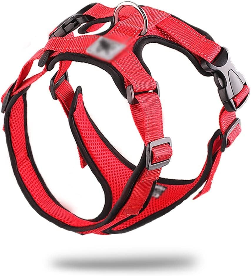 SXNBH Pet Dog Harness Vest Mesh Dog Harness Adjustable Soft Breathable Dog Harness Puppy Collar Cat Pet Dog Harness Animals & Pet Supplies > Pet Supplies > Dog Supplies > Dog Apparel chuju D X-Large 