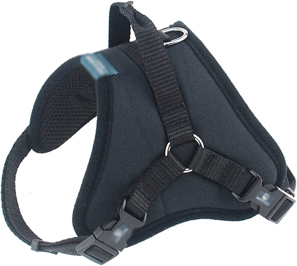 SXNBH Pet Dog Vest Breathable Mesh Collar Accessories Dog Padding Adjustable Seat Belt Suitable for Medium and Large Dogs Animals & Pet Supplies > Pet Supplies > Dog Supplies > Dog Apparel chuju Black Large 