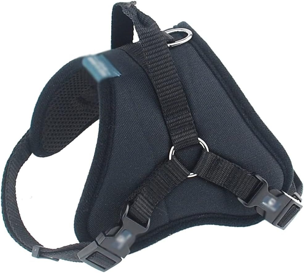 SXNBH Pet Dog Vest Breathable Mesh Collar Accessories Dog Padding Adjustable Seat Belt Suitable for Medium and Large Dogs Animals & Pet Supplies > Pet Supplies > Dog Supplies > Dog Apparel chuju Black Small 