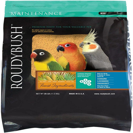 "Taliaposy Daily Maintenance Bird Food, Mini, 25-Pound (225MIDM)" Animals & Pet Supplies > Pet Supplies > Bird Supplies > Bird Food TaliaPosy   