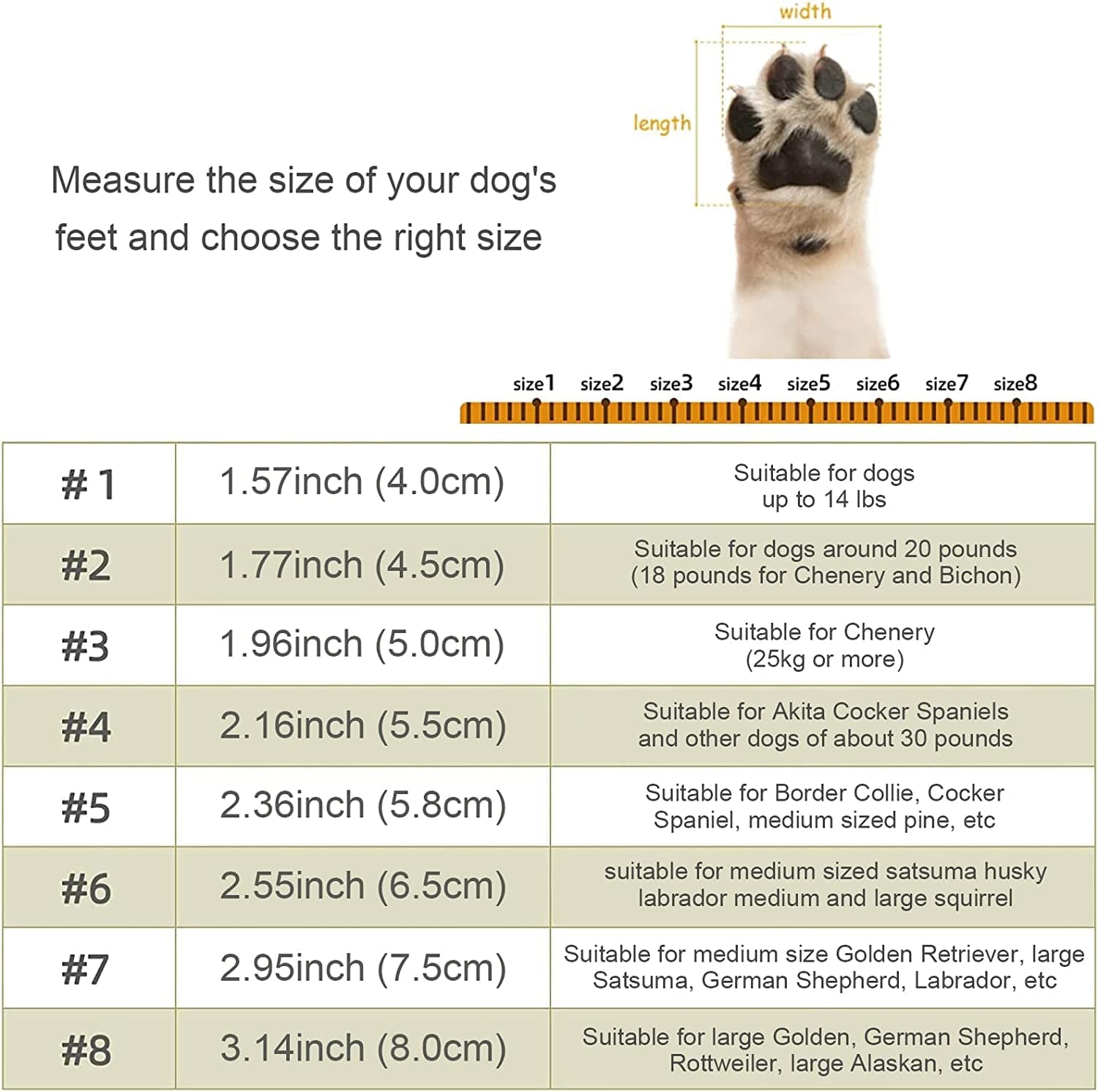 Tasperfed Dog Boots Reflective Breathable Adjustable Waterproof Boots Reflective Non-Slip Soles and Non-Slip Outdoor Dog Shoes for Border Collie Coca Etc. (Size 5) (2.76''L*2.56''W*2.36''H) Animals & Pet Supplies > Pet Supplies > Dog Supplies > Dog Apparel Tasperfed   