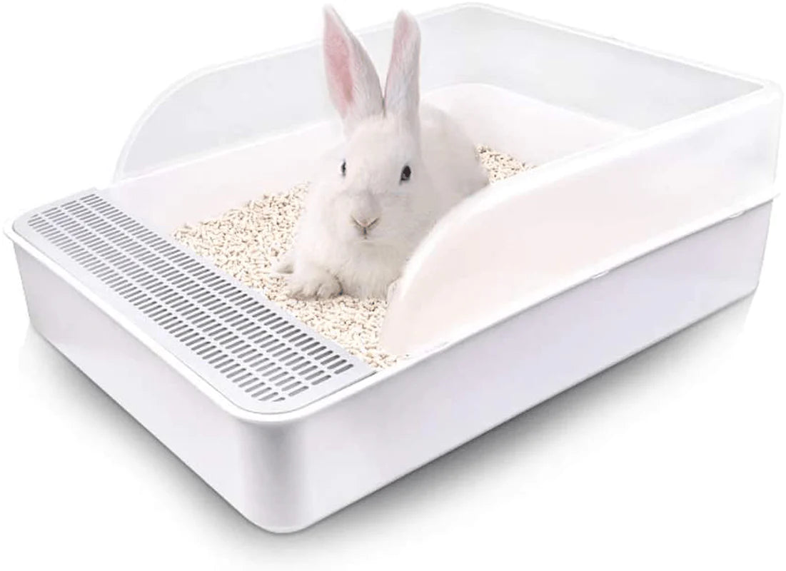 Tfwadmx Pet Small Rat Toilet, Bunny Rectangle Potty Trainer, Corner Litter Box Pet Pan for Small Animal/Rabbit/Guinea Pig/Galesaur/Ferret ,Etc Animals & Pet Supplies > Pet Supplies > Small Animal Supplies > Small Animal Bedding Tfwadmx   