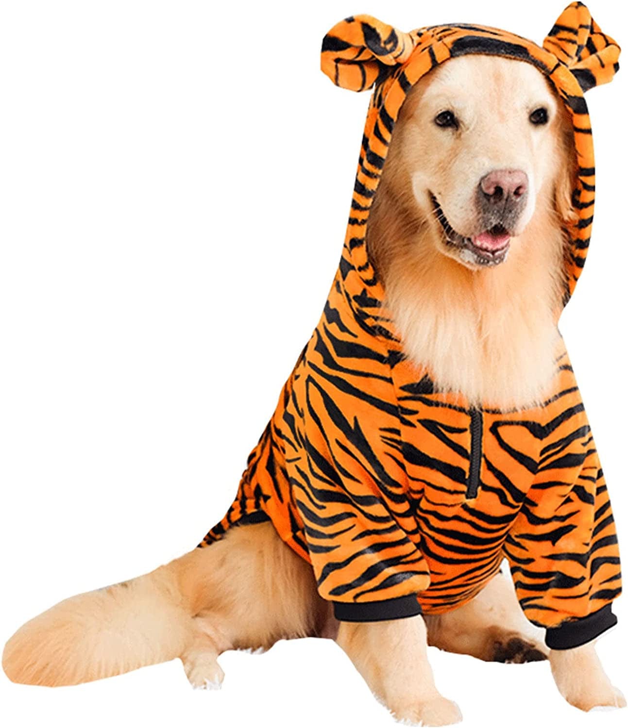 Tiger Stripes Pet Clothes,Fashion Pet Dog Cat Hoodies Pet Clothes Puppy Winter Sweatshirt Warm Sweater Coat Jacket for Puppy Small Medium Large Dogs (6XL) (Size : 6X-Large) Animals & Pet Supplies > Pet Supplies > Dog Supplies > Dog Apparel OVAST   