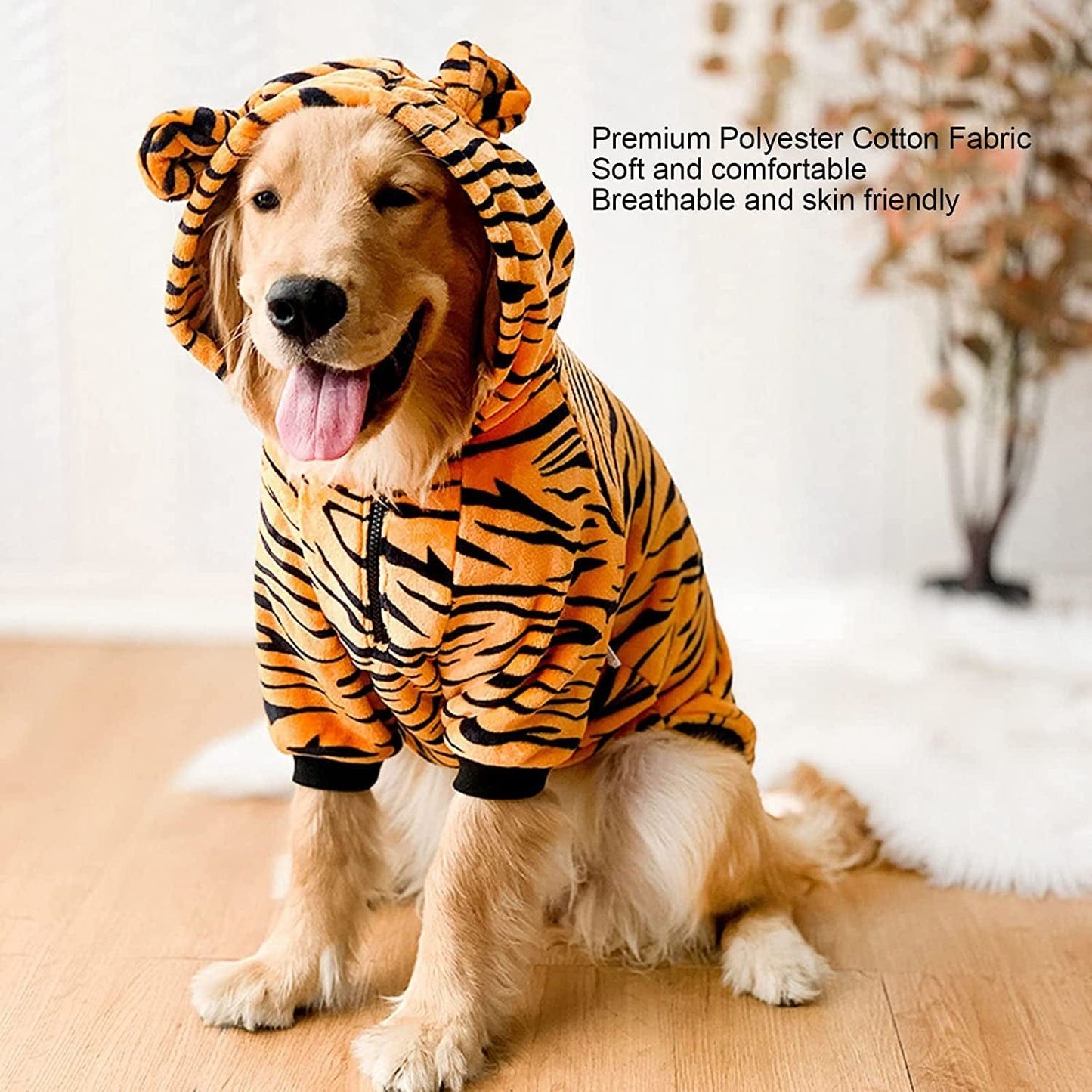 Tiger Stripes Pet Clothes,Fashion Pet Dog Cat Hoodies Pet Clothes Puppy Winter Sweatshirt Warm Sweater Coat Jacket for Puppy Small Medium Large Dogs (6XL) (Size : 6X-Large) Animals & Pet Supplies > Pet Supplies > Dog Supplies > Dog Apparel OVAST   