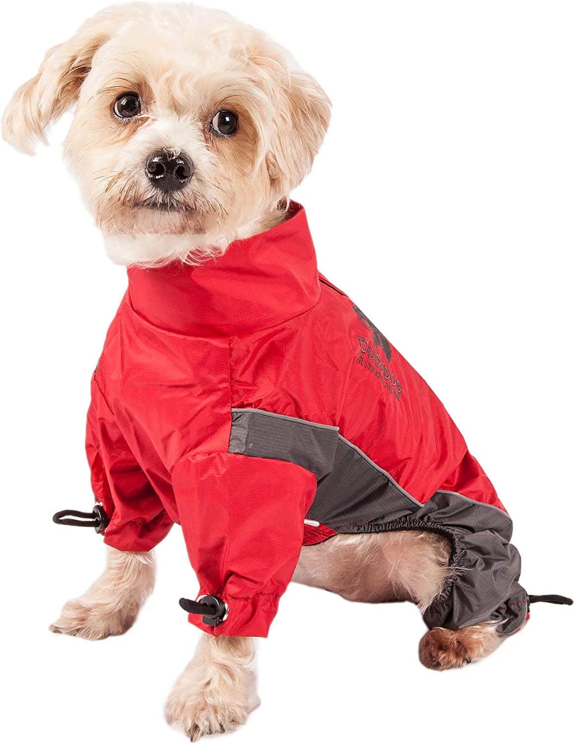 TOUCHDOG 'Quantum-Ice' Full Body Bodied Adjustable and 3M Reflective Pet Dog Coat Jacket W/ Blackshark Technology, Medium, Red, Charcoal Grey Animals & Pet Supplies > Pet Supplies > Dog Supplies > Dog Apparel Pet Life, LLC.   