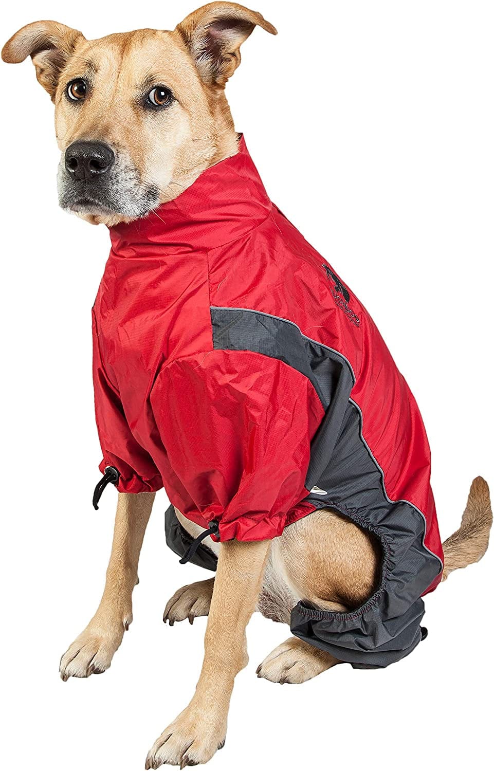 TOUCHDOG 'Quantum-Ice' Full Body Bodied Adjustable and 3M Reflective Pet Dog Coat Jacket W/ Blackshark Technology, Medium, Red, Charcoal Grey Animals & Pet Supplies > Pet Supplies > Dog Supplies > Dog Apparel Pet Life, LLC.   