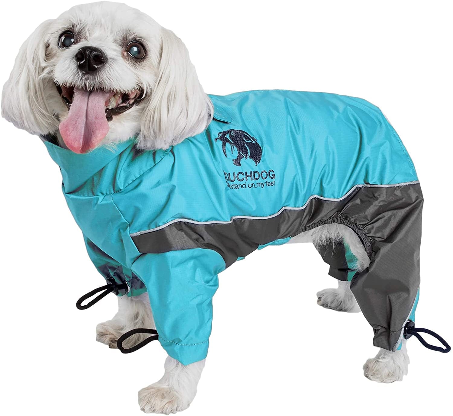 TOUCHDOG 'Quantum-Ice' Full Body Bodied Adjustable and 3M Reflective Pet Dog Coat Jacket W/ Blackshark Technology, Medium, Red, Charcoal Grey Animals & Pet Supplies > Pet Supplies > Dog Supplies > Dog Apparel Pet Life, LLC. Ocean Blue, Grey 1 XS