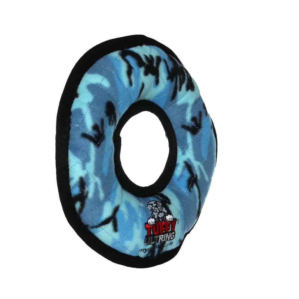 Tuffy Ultimate Ring Camo Blue, Durable Dog Toy Animals & Pet Supplies > Pet Supplies > Dog Supplies > Dog Toys VIP Products   