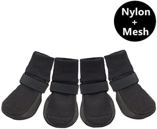 Ulandago Breathable Dog Boots Nonslip Rubber Sole Dog Shoes for Large Dogs Animals & Pet Supplies > Pet Supplies > Dog Supplies > Dog Apparel Ulandago   