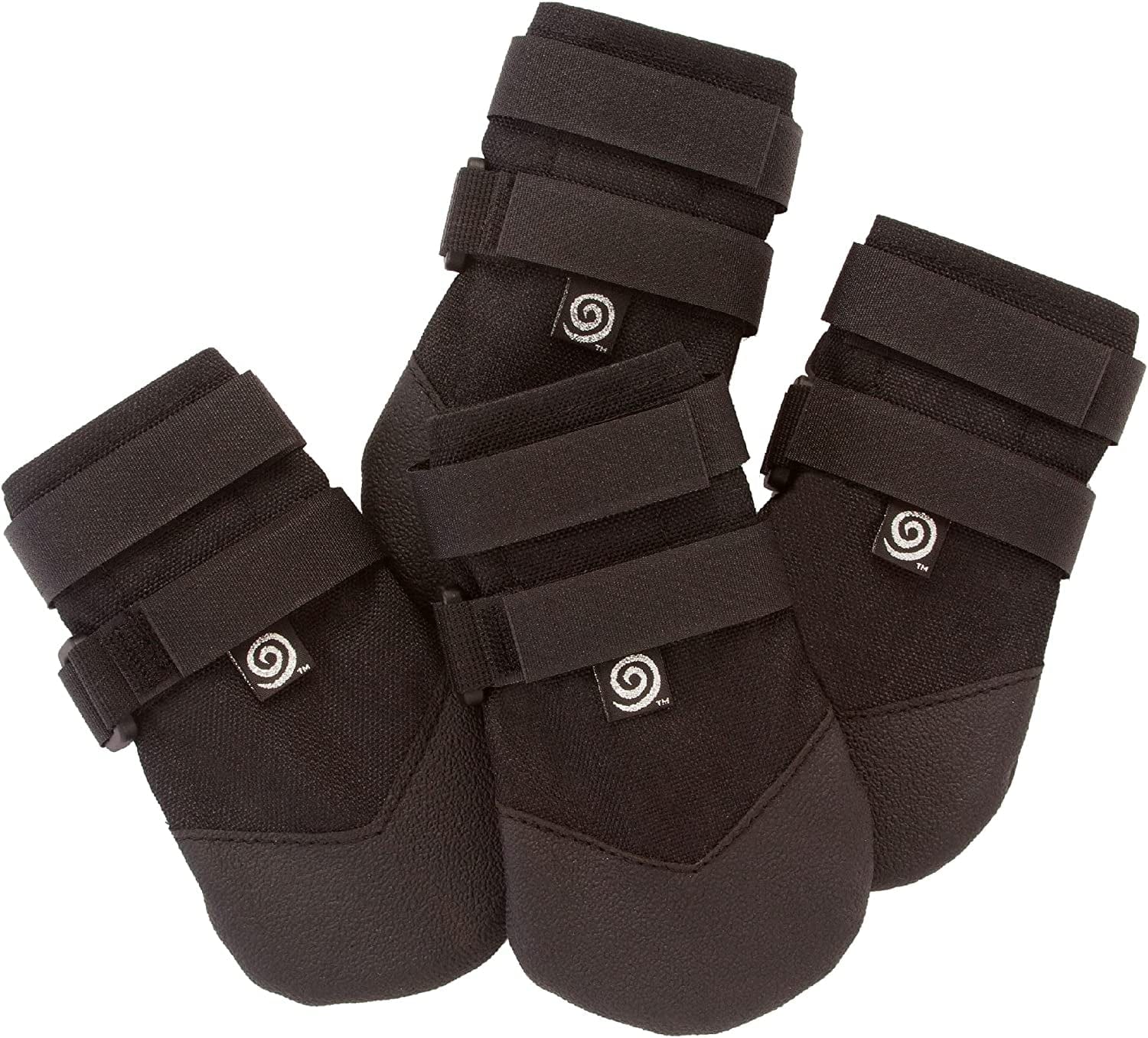 Ultra Paws Durable Dog Paw Protector|Dog Boots|Dog Shoes|Red Light Duty Heat, Water Resistant Dog Booties for Hot Pavement for Medium Dogs (Size 6) Animals & Pet Supplies > Pet Supplies > Dog Supplies > Dog Apparel Ultra Paws Black Size 2 (XS) 