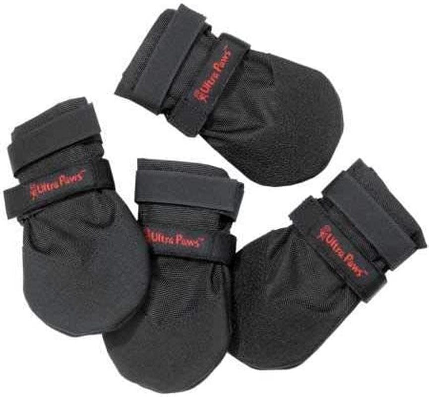Ultra Paws Durable Dog Paw Protector|Dog Boots|Dog Shoes|Red Light Duty Heat, Water Resistant Dog Booties for Hot Pavement for Medium Dogs (Size 6) Animals & Pet Supplies > Pet Supplies > Dog Supplies > Dog Apparel Ultra Paws Black Size 8 (L) 
