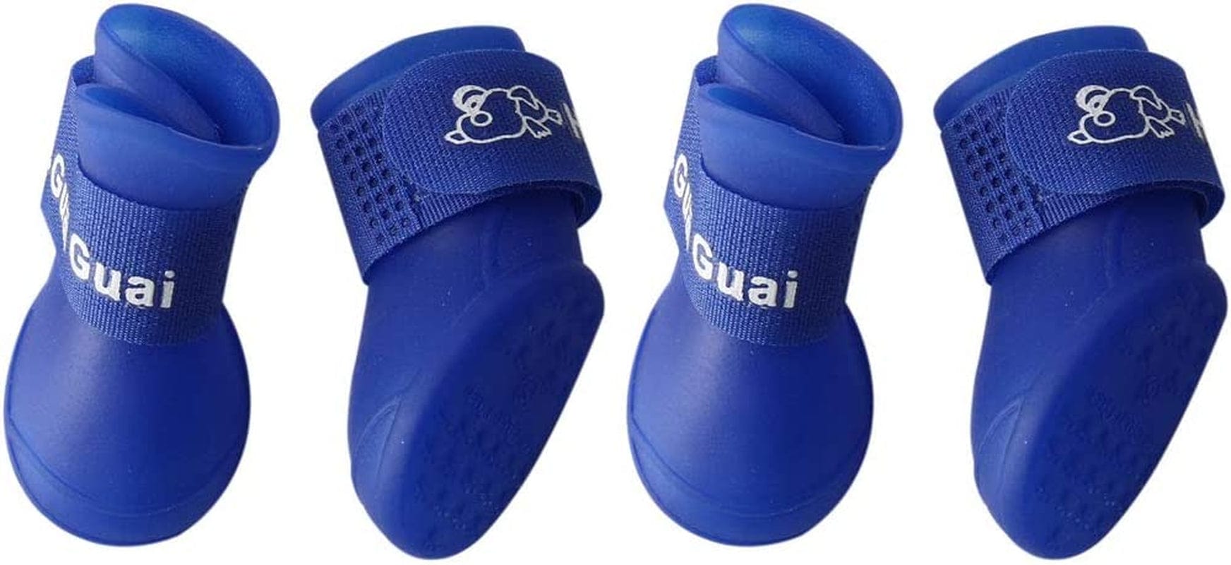 Uxcell Dog Rain Shoes Pet Boots Water Wear Resistant Anti-Slip for Dog Outdoor Running Shoes Paw Protectors Blue 4 Pcs, S Animals & Pet Supplies > Pet Supplies > Dog Supplies > Dog Apparel uxcell Blue 1.7"x1.3"(L*W) 
