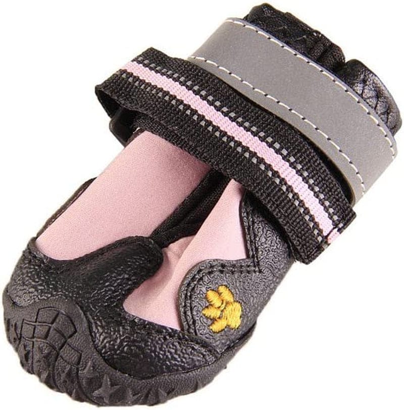 V-Hao Adjustable Dog Boots Non-Slip Tear-Resistence Pet Booties for Dog Waterproof Paw Protectors Durable Dog Hiking Shoes Outdoor Animals & Pet Supplies > Pet Supplies > Dog Supplies > Dog Apparel V-Hao   