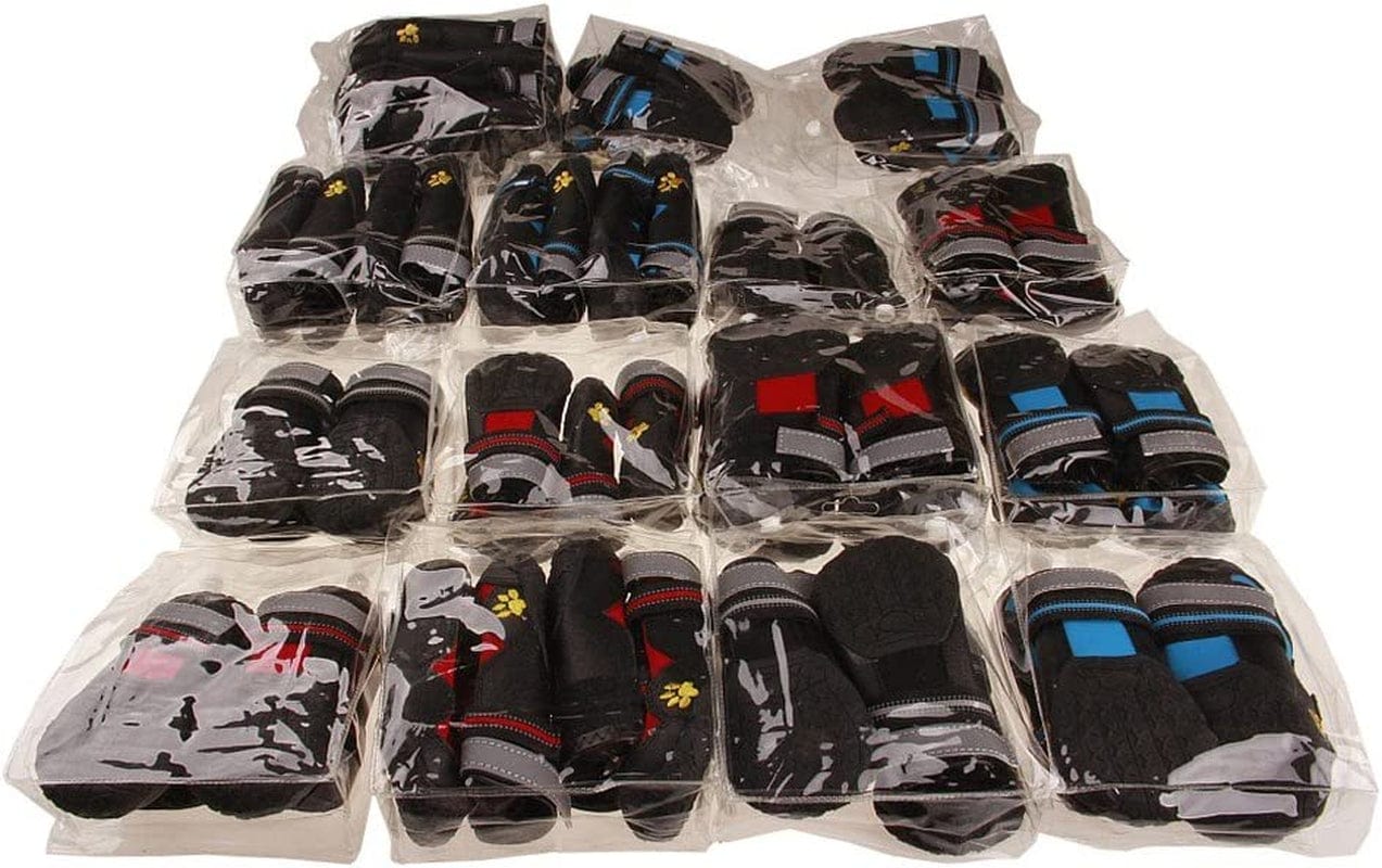 V-Hao Adjustable Dog Boots Non-Slip Tear-Resistence Pet Booties for Dog Waterproof Paw Protectors Durable Dog Hiking Shoes Outdoor Animals & Pet Supplies > Pet Supplies > Dog Supplies > Dog Apparel V-Hao   