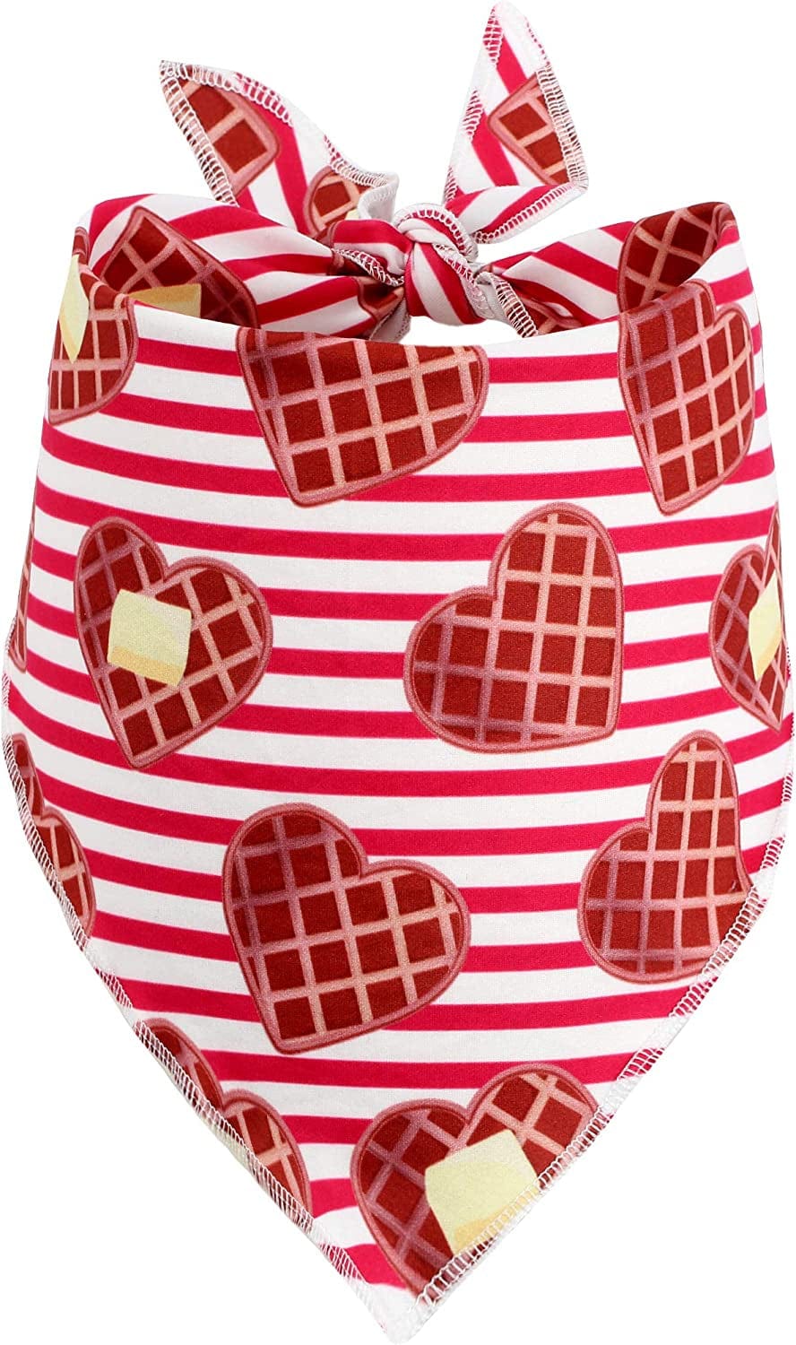 Valentines Day Dog Bandana 2 Pack - Triangle Bibs Pet Scarf for Medium Large Dogs Animals & Pet Supplies > Pet Supplies > Dog Supplies > Dog Apparel Upaw   