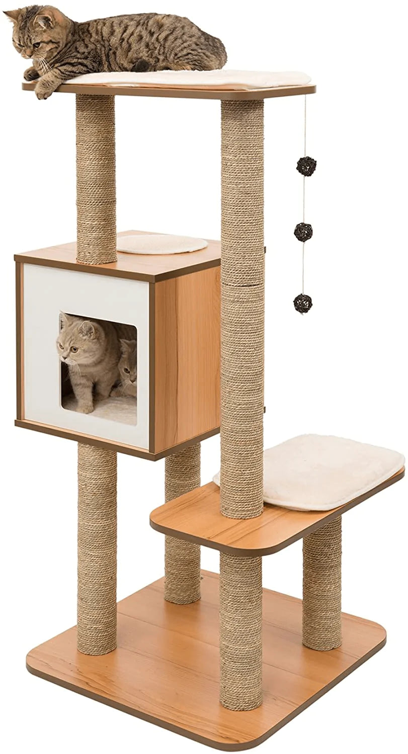 Vesper Cat Furniture, Cat Trees Animals & Pet Supplies > Pet Supplies > Cat Supplies > Cat Furniture VESPER Walnut High Base 