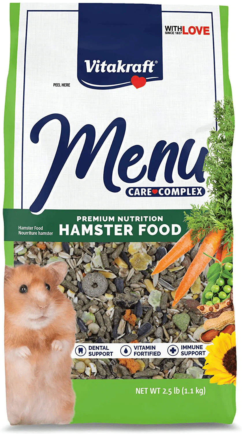 Vitakraft Menu Vitamin Fortified Hamster Food, 2.5 Lb