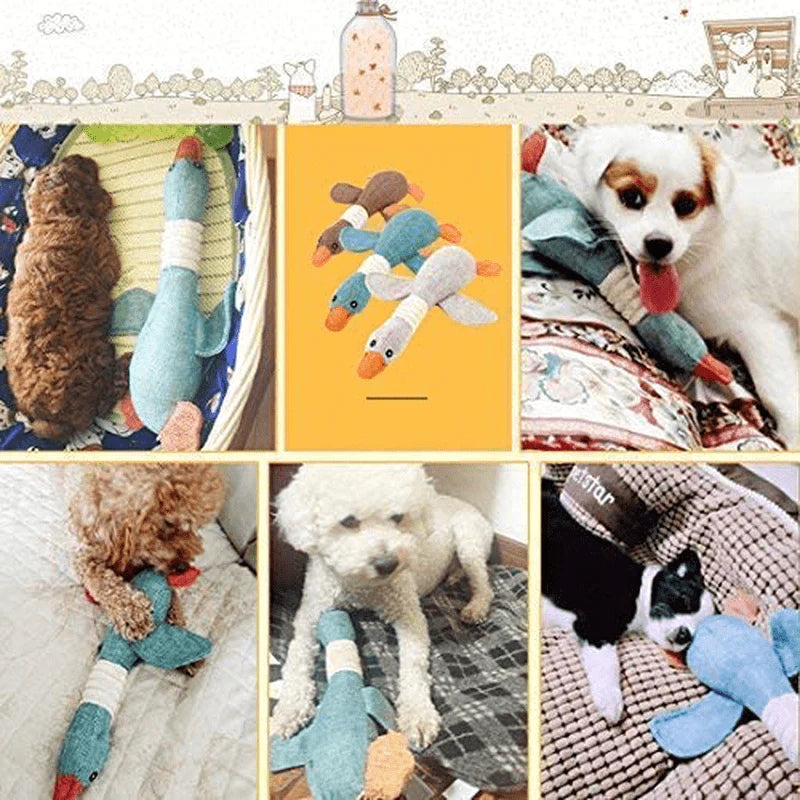 Vitscan Dog Toys for Strong Aggressive Chewers Small Breed and Squeaky Goose for Small Medium Dogs Animals & Pet Supplies > Pet Supplies > Dog Supplies > Dog Toys Vitscan   