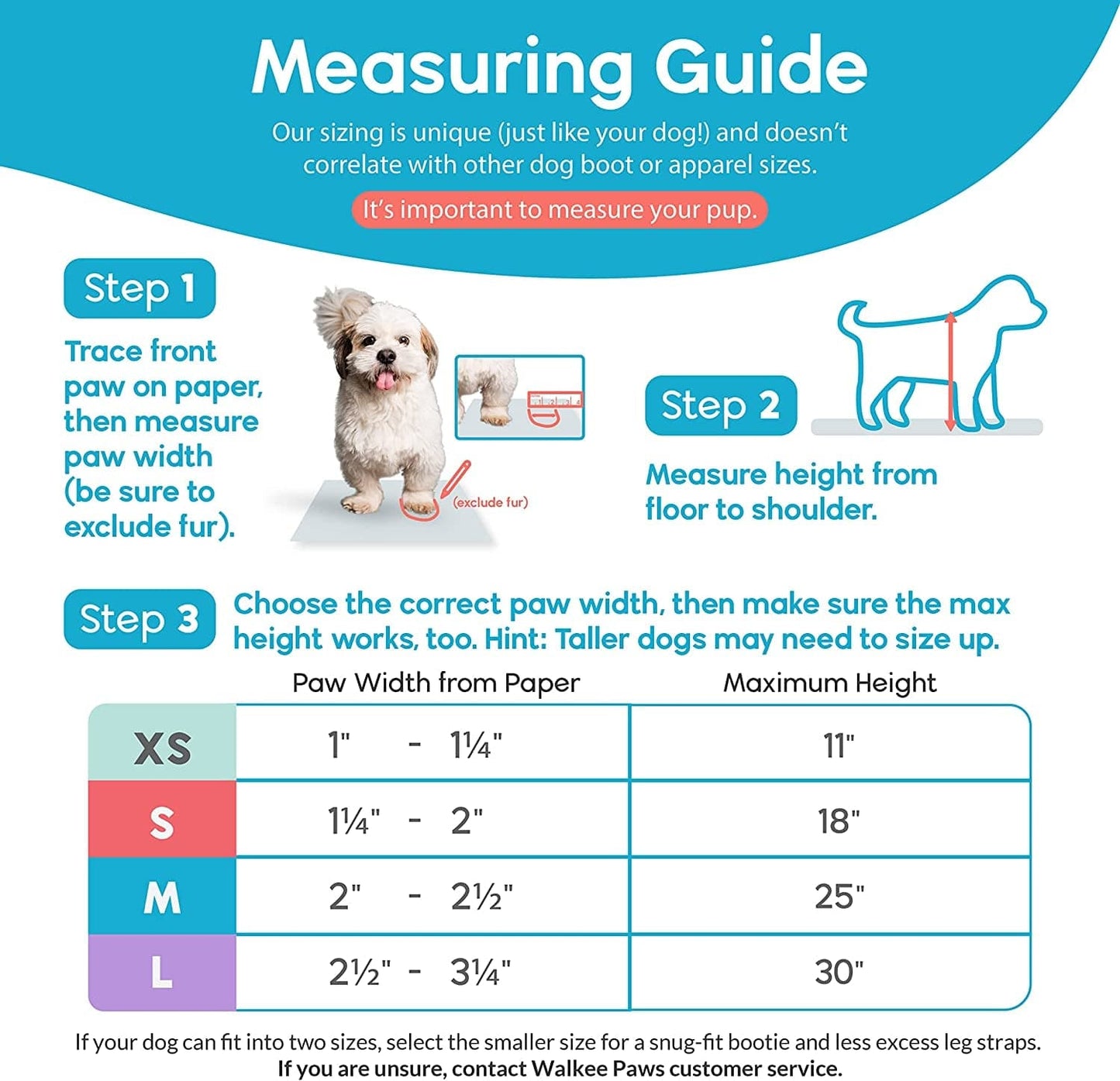 WALKEE PAWS Dog Boot Leggings, Small Dog Sizes, Seen on Shark Tank, Adjustable Fit Protects from Hot, Cold, Wet Weather, Allergens & Chemicals, Never Lose a Boot or Sock Again (Classic, Small) Animals & Pet Supplies > Pet Supplies > Dog Supplies > Dog Apparel Walkee Paws   