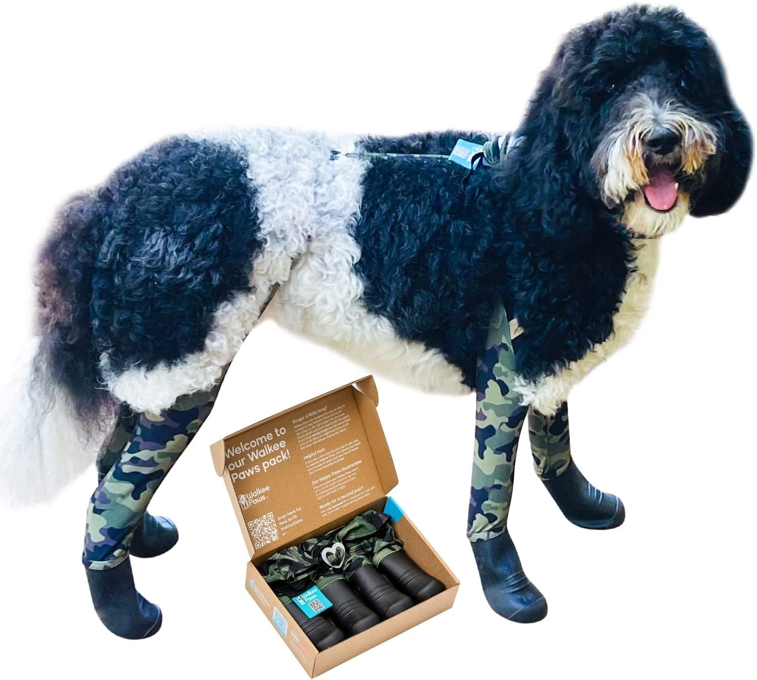 Walkee Paws New Deluxe Easy-On Dog Boot Leggings, Gesehen auf Shark Ta –  KOL PET