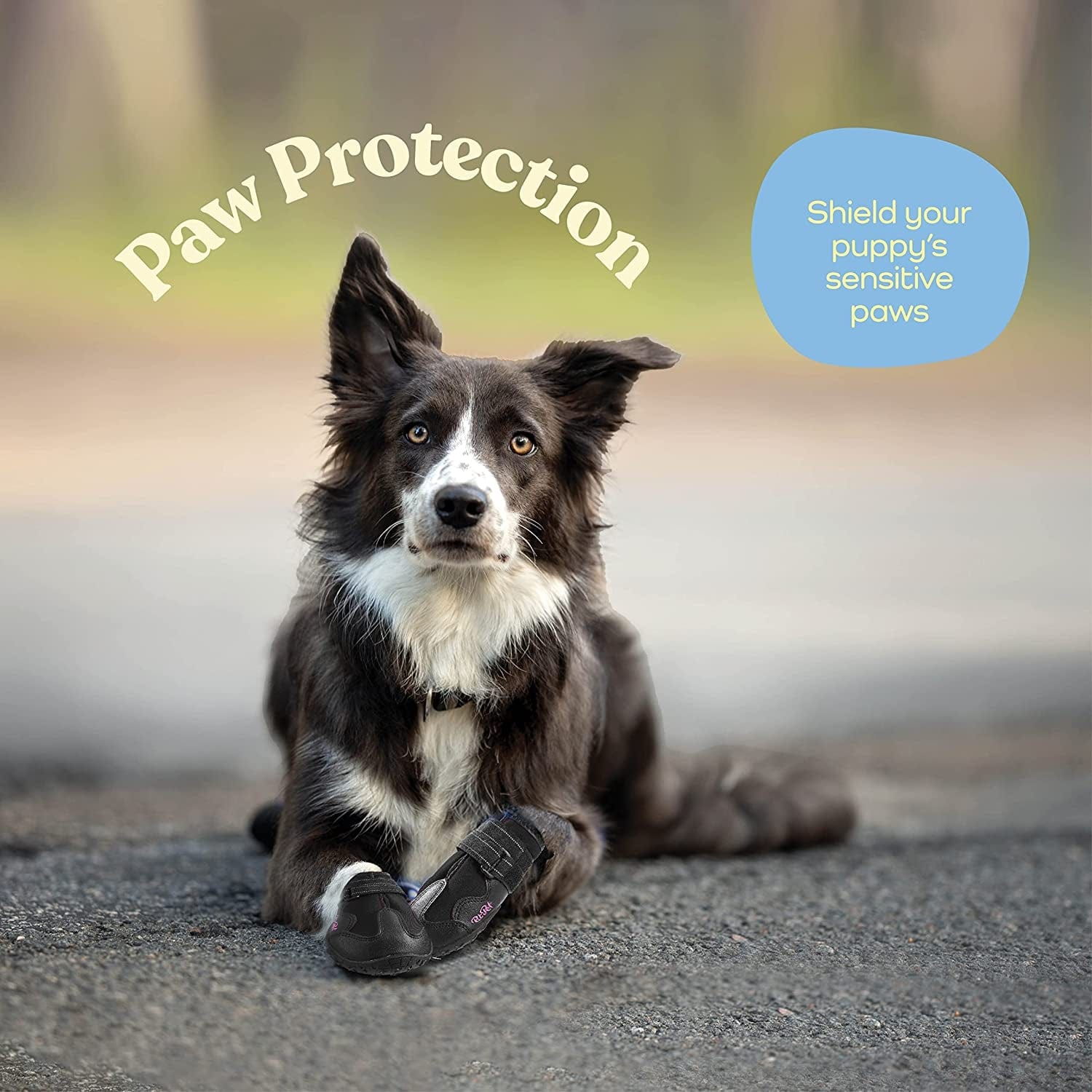 Waterproof Dog Shoes - Stylish Designed Shoes for Dogs - Dog Boots with Non-Slip Rubber Bottom Protects Paw from Hot or Cold Pavement, Dog Booties with Reflective Straps for Dogs Safety, Puppy Shoes. Animals & Pet Supplies > Pet Supplies > Dog Supplies > Dog Apparel PitPet   