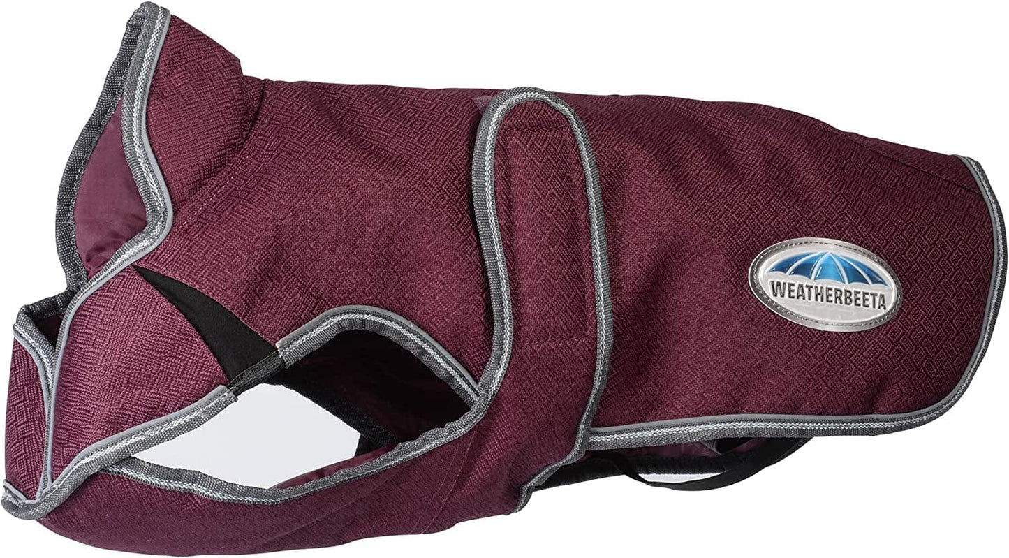 Weatherbeeta Comfitec Premier Free Parka Deluxe Dog Coat Medium - Maroon/Grey/White - 24" Animals & Pet Supplies > Pet Supplies > Dog Supplies > Dog Apparel Weatherbeeta   