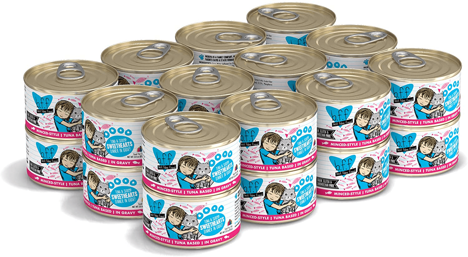 Weruva B.F.F. - Best Feline Friend Grain-Free Natural Canned Wet Cat Food, Original Recipes in Gravy Animals & Pet Supplies > Pet Supplies > Small Animal Supplies > Small Animal Food Weruva   