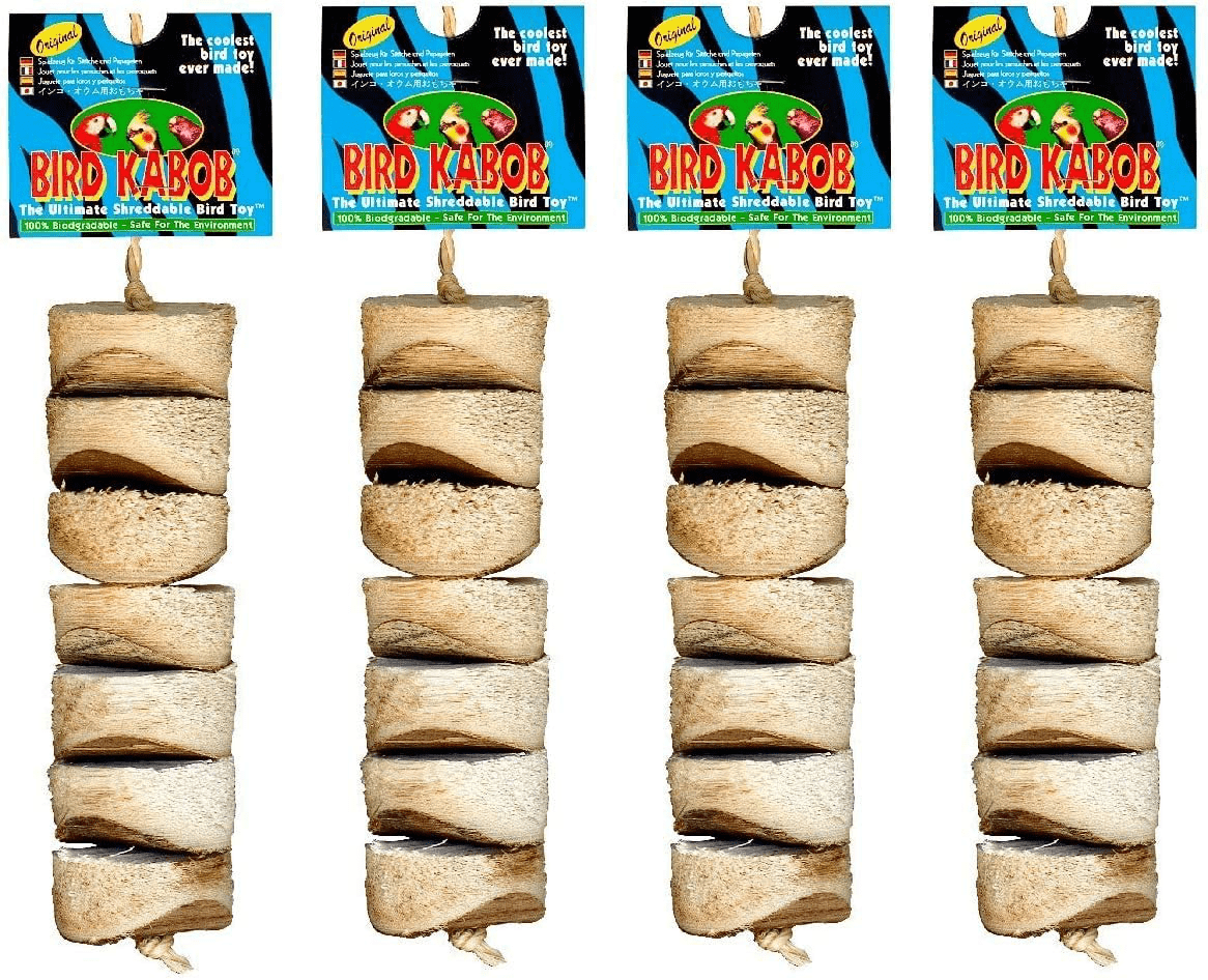 Wesco Pet Original Bird Kabob Shreddable Bird Toy (4 Pack) Animals & Pet Supplies > Pet Supplies > Bird Supplies > Bird Toys Wesco   