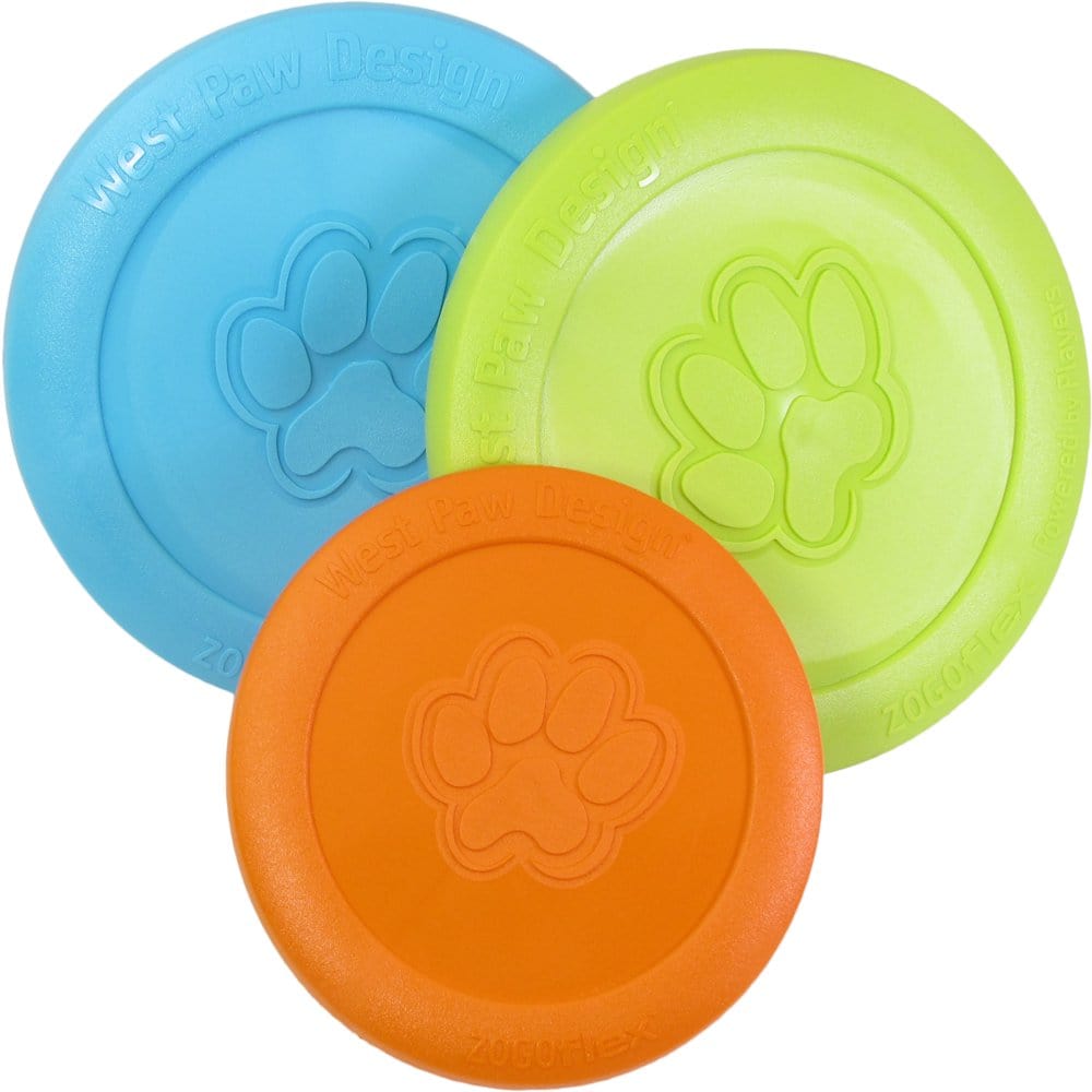 West Paw Zogoflex Zisc Large 8.5" Dog Toy Aqua Animals & Pet Supplies > Pet Supplies > Dog Supplies > Dog Toys West Paw   