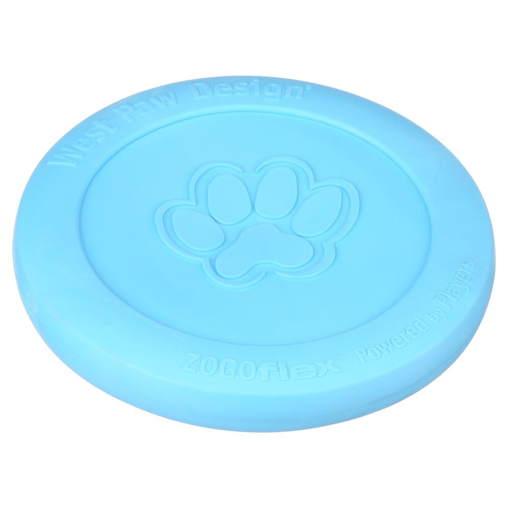 West Paw Zogoflex Zisc Large 8.5" Dog Toy Aqua Animals & Pet Supplies > Pet Supplies > Dog Supplies > Dog Toys West Paw   