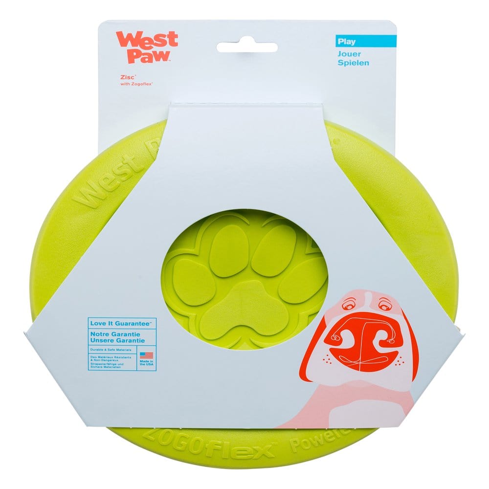 West Paw Zogoflex Zisc Large 8.5" Dog Toy Aqua Animals & Pet Supplies > Pet Supplies > Dog Supplies > Dog Toys West Paw L Granny Smith 