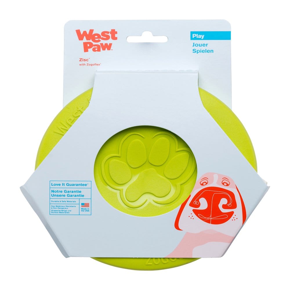 West Paw Zogoflex Zisc Large 8.5" Dog Toy Aqua Animals & Pet Supplies > Pet Supplies > Dog Supplies > Dog Toys West Paw S Granny Smith 