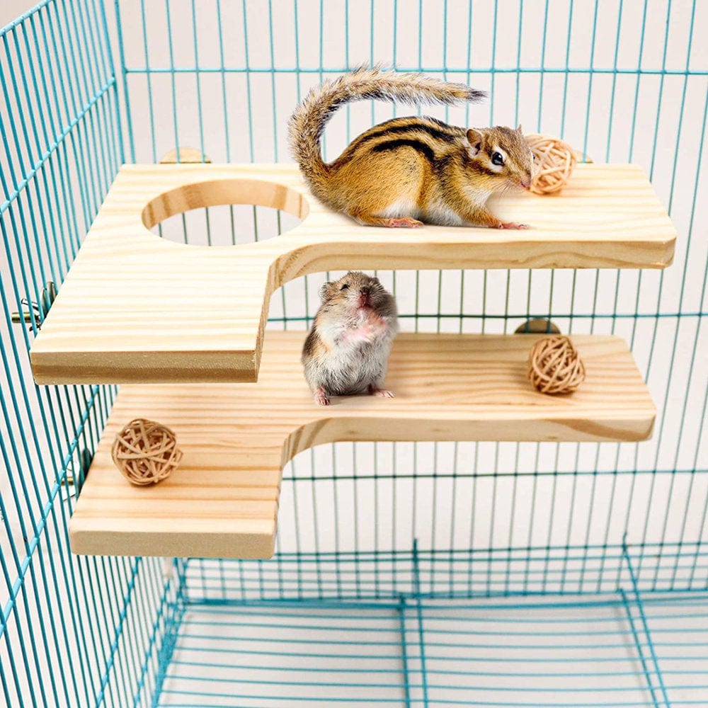 Whigetiy Small Animal Stand Climbing Cage House for Hamster Rat Mice Parrot Habitats Rat Hideaway Chew Cage Toy Animals & Pet Supplies > Pet Supplies > Small Animal Supplies > Small Animal Habitats & Cages Whigetiy   