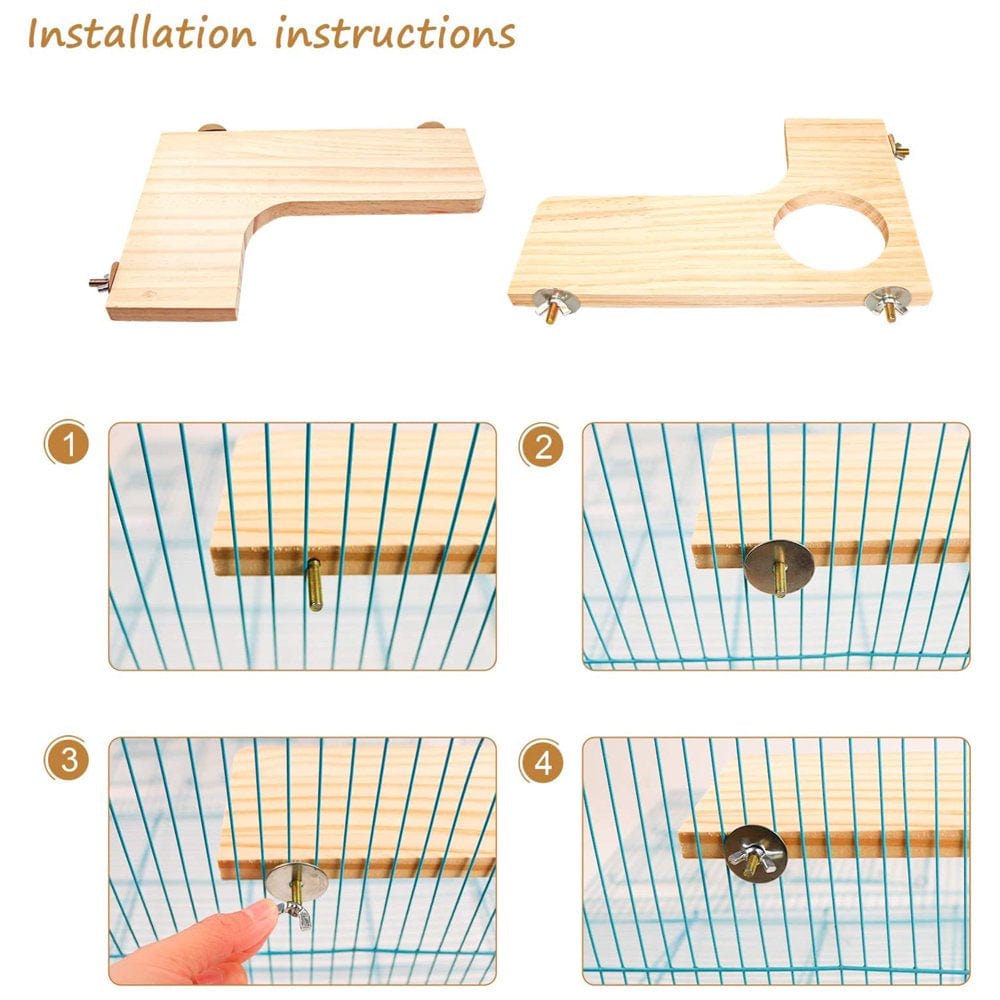 Whigetiy Small Animal Stand Climbing Cage House for Hamster Rat Mice Parrot Habitats Rat Hideaway Chew Cage Toy Animals & Pet Supplies > Pet Supplies > Small Animal Supplies > Small Animal Habitats & Cages Whigetiy   