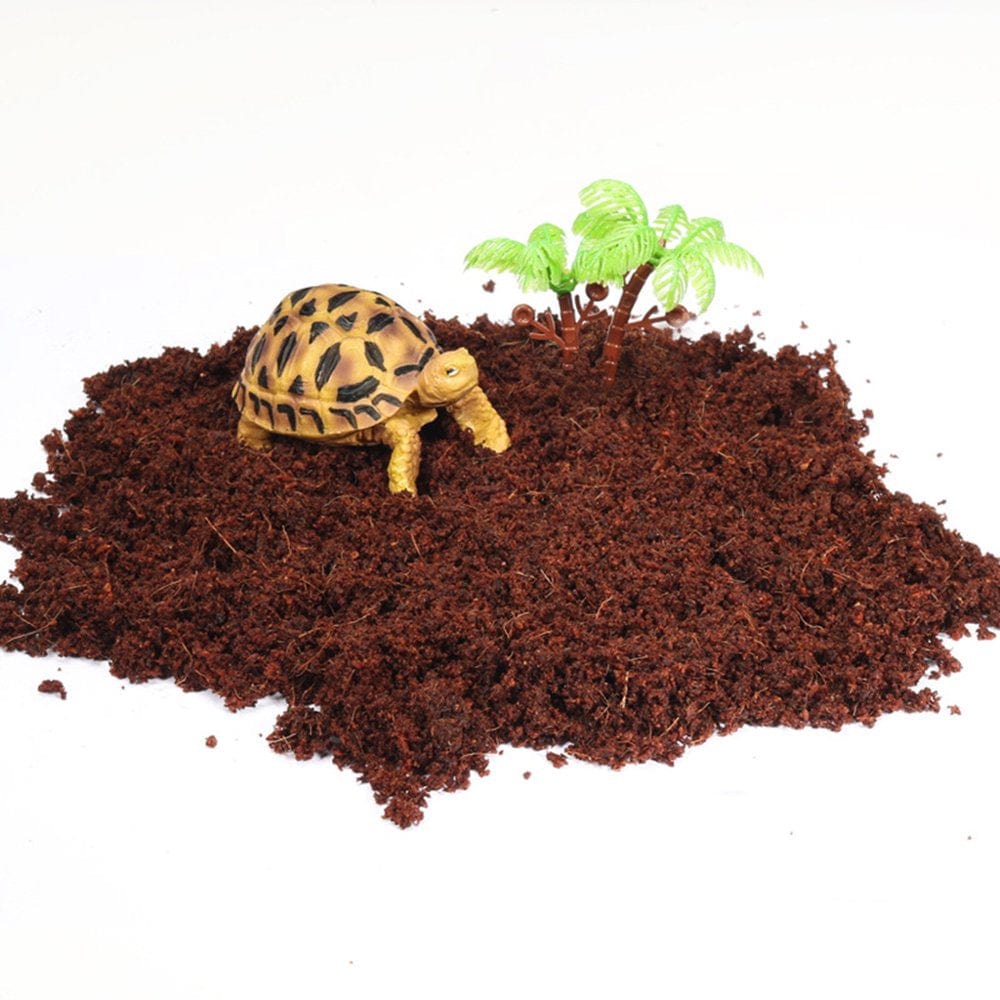 Whigetiy Snake Bedding Substrate Coconut Fiber High Breathable Turtle Hibernating Soil