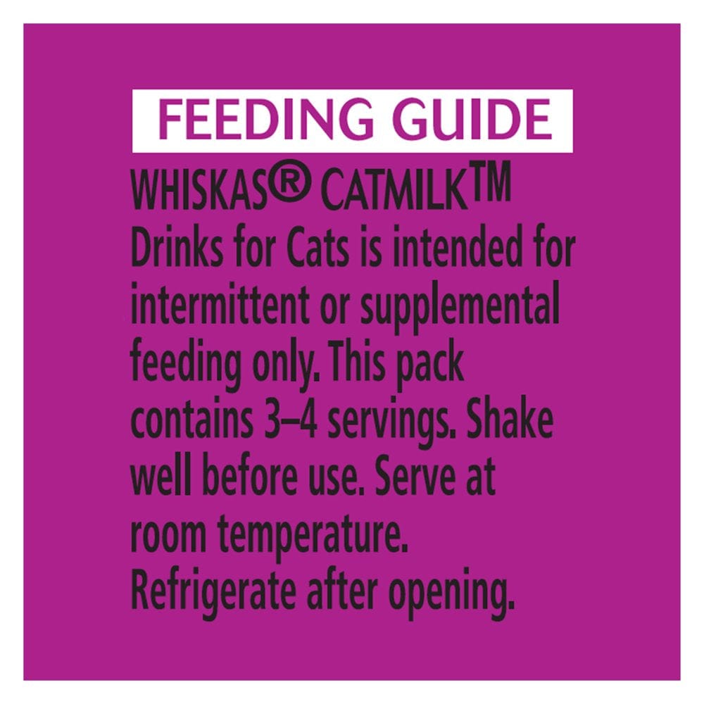 WHISKAS CATMILK plus Drink for Cats and Kittens, 6.75 Oz. Carton, (24 Pack) Animals & Pet Supplies > Pet Supplies > Cat Supplies > Cat Treats Mars Petcare   