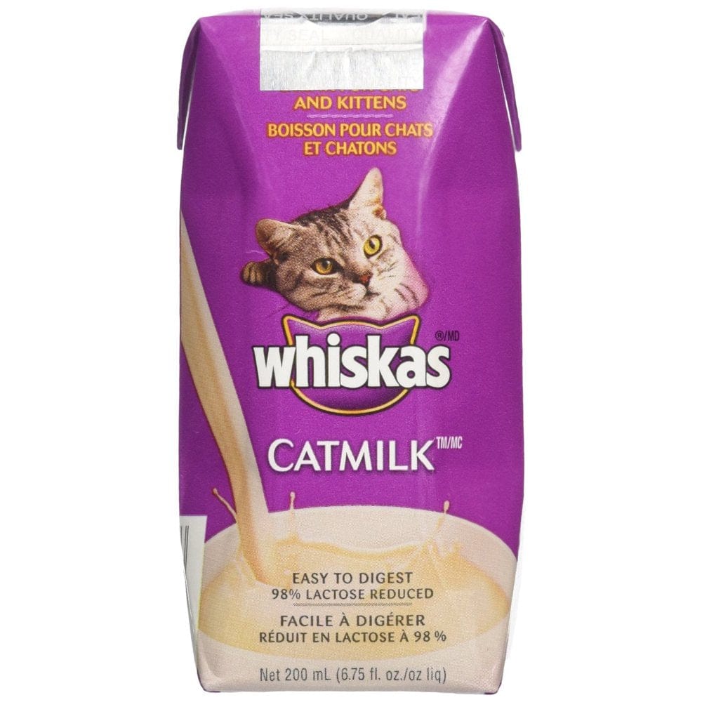 WHISKAS CATMILK plus Drink for Cats and Kittens, 6.75 Oz. Carton, (24 Pack) Animals & Pet Supplies > Pet Supplies > Cat Supplies > Cat Treats Mars Petcare   