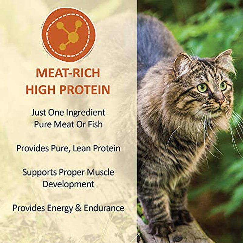Whole Life Pet Products Healthy Cat Treats, Freeze Dried Human-Grade Wild-Caught Cod, Protein Rich for Training, Weight Control Treats, Made in the USA, 0.8 Ounce