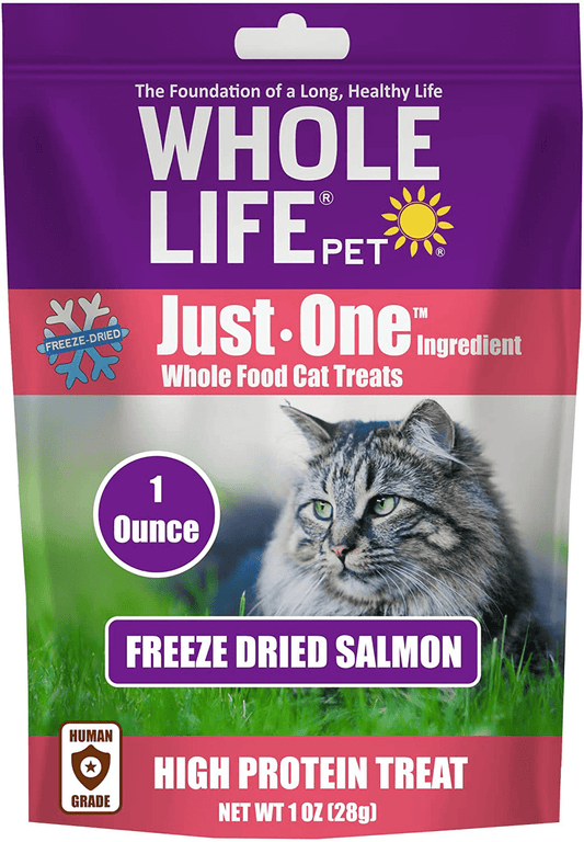 Whole Life Pet Products Salmon Cat Treats Animals & Pet Supplies > Pet Supplies > Cat Supplies > Cat Treats Whole Life Pet Products 1 Ounce (Pack of 1)  